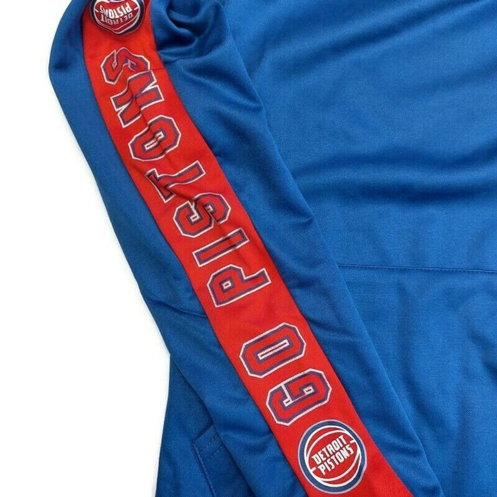 NBA Detroit Pistons Hands High Womens Size S MVP Quarter Zip Pullover Royal - Picture 2 of 7